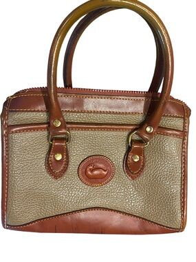 Dooney & Bourke vintage 1980’s in very good cond Brown Pebbled Leather Satchel